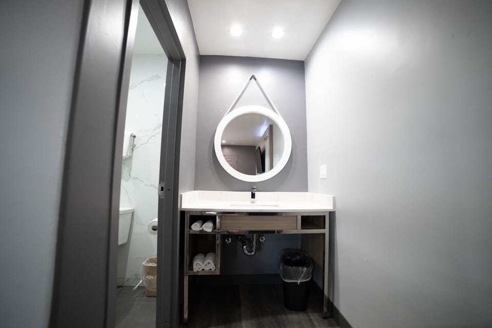 Standard Room | Bathroom | Shower, hair dryer, towels