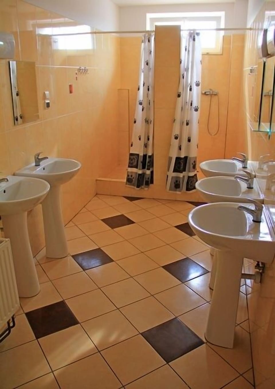 Hair dryer, towels