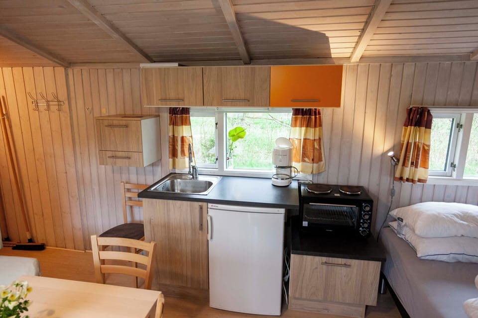 Economy Cabin, Non Smoking | Private kitchen | Mini-fridge, stovetop, cookware/dishes/utensils