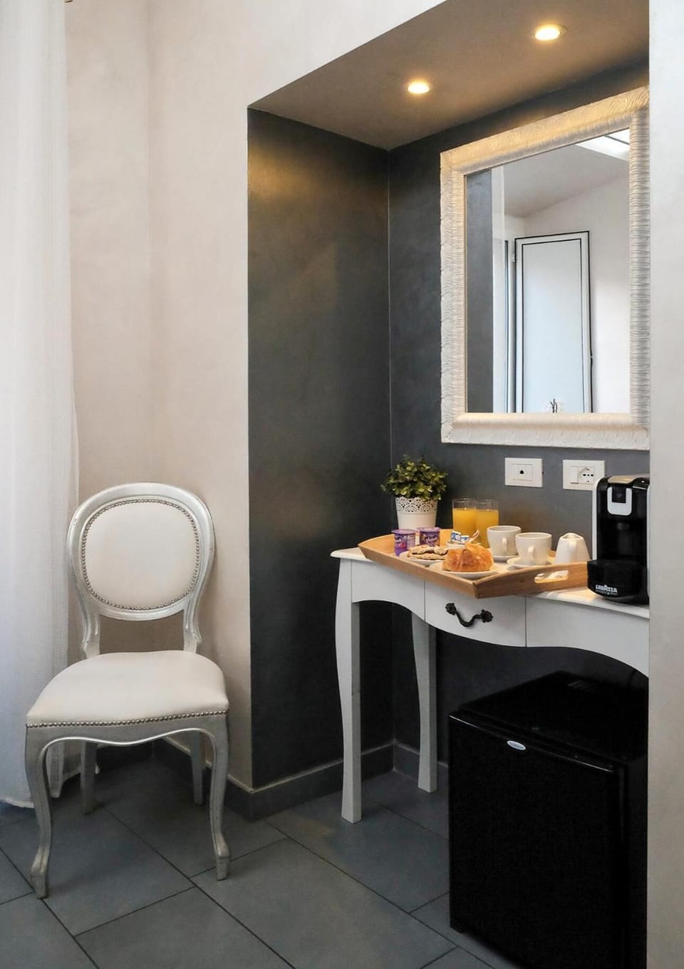 Shower, free toiletries, hair dryer, slippers