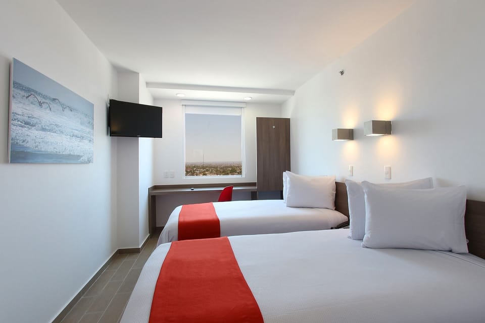 Superior Room, 2 Double Beds | In-room safe, desk, iron/ironing board, free WiFi