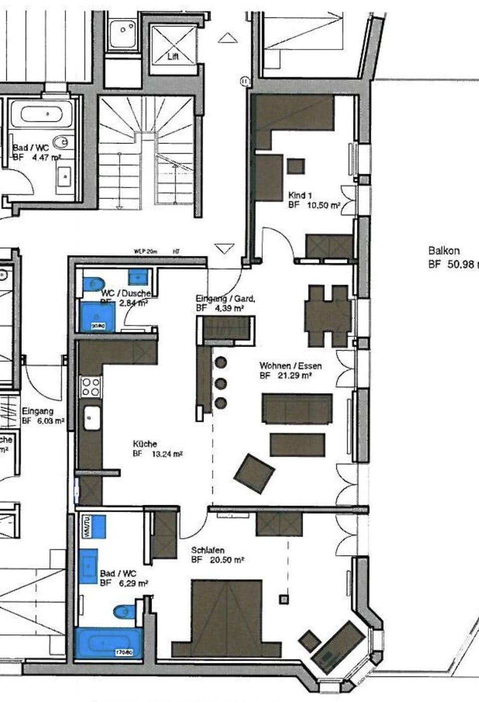 Apartment, 2 Bedrooms | Floor plan