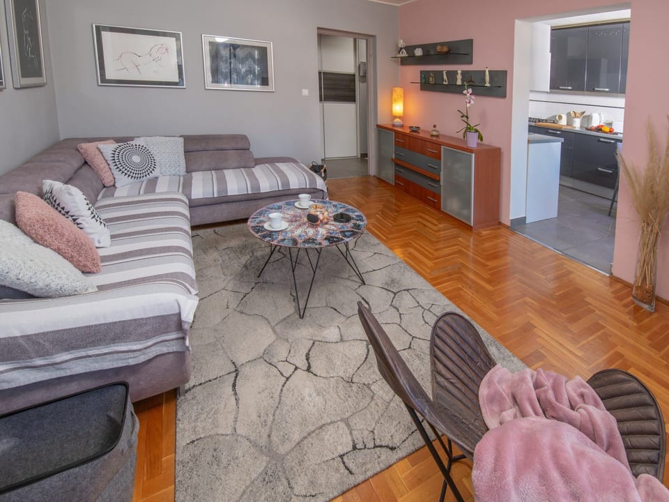 Apartment (Two Bedroom Apartment with Balcony) | Living room | TV