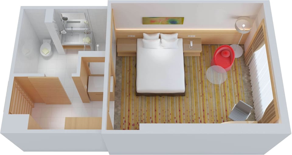 Minibar, in-room safe, desk, laptop workspace