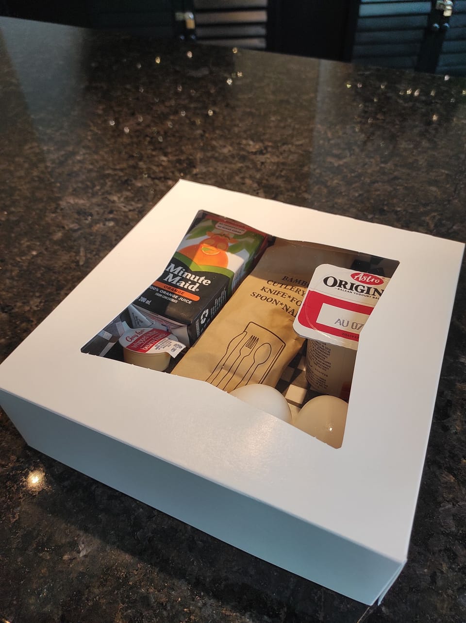 Free daily on-the-go breakfast