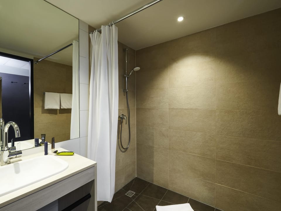 Family Room, Multiple Beds (1 DoubleBed&BunkBed, Max.80kg/bed) | Bathroom | Shower, eco-friendly toiletries, hair dryer, towels