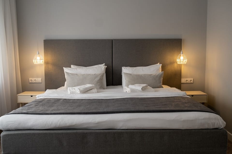 Deluxe Double or Twin Room, 1 King Bed | In-room safe, blackout drapes, WiFi (free), bed sheets