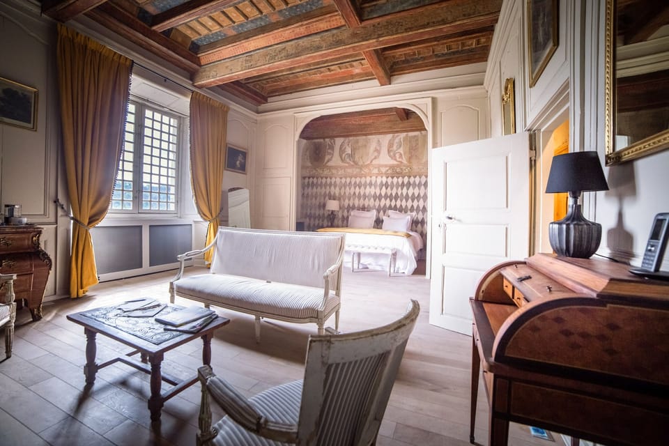 Family Quadruple Room (Suite Marquis de Rochefort d'Ally) | Premium bedding, minibar, in-room safe, individually furnished