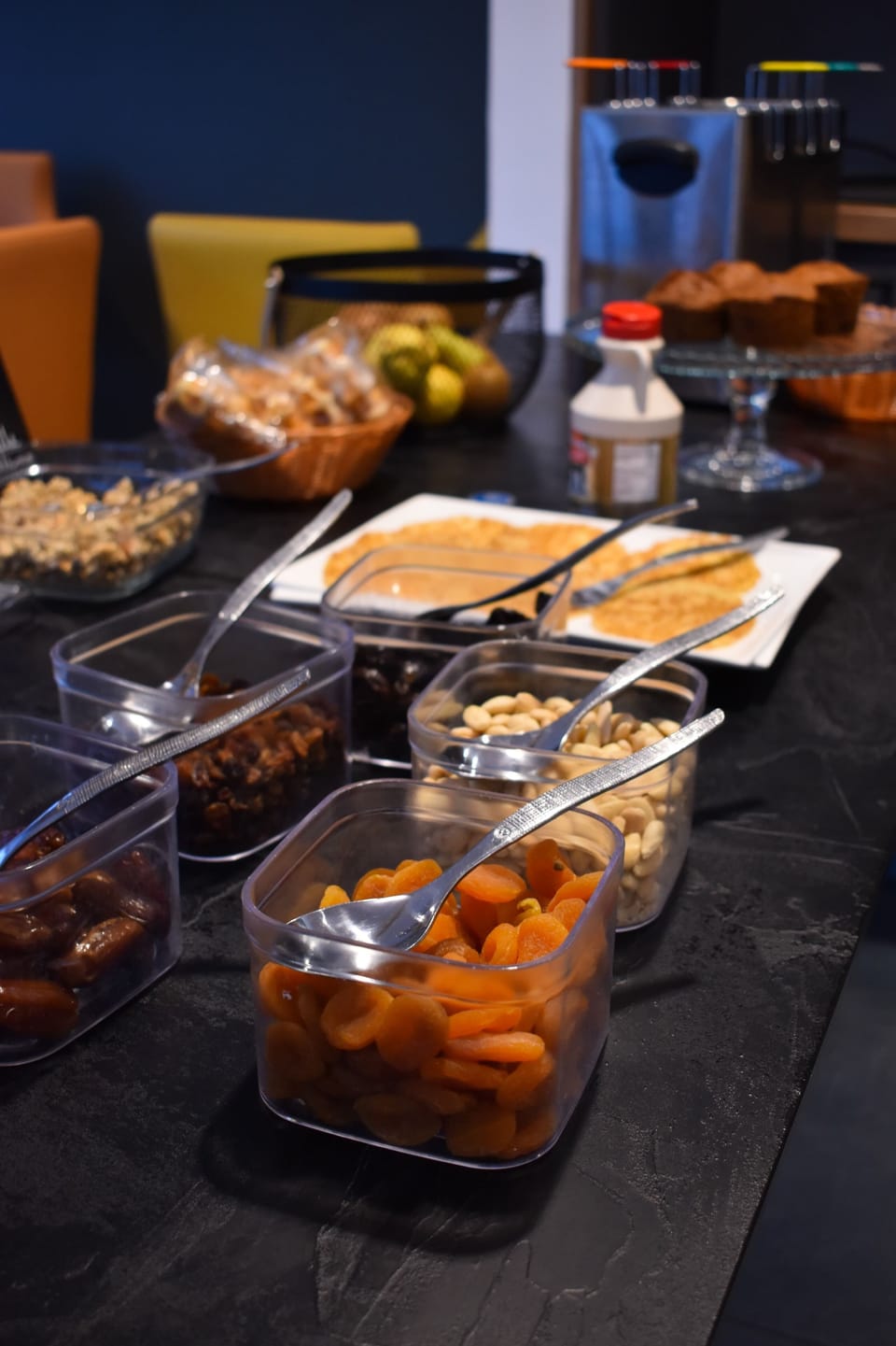 Daily buffet breakfast (EUR 12 per person)