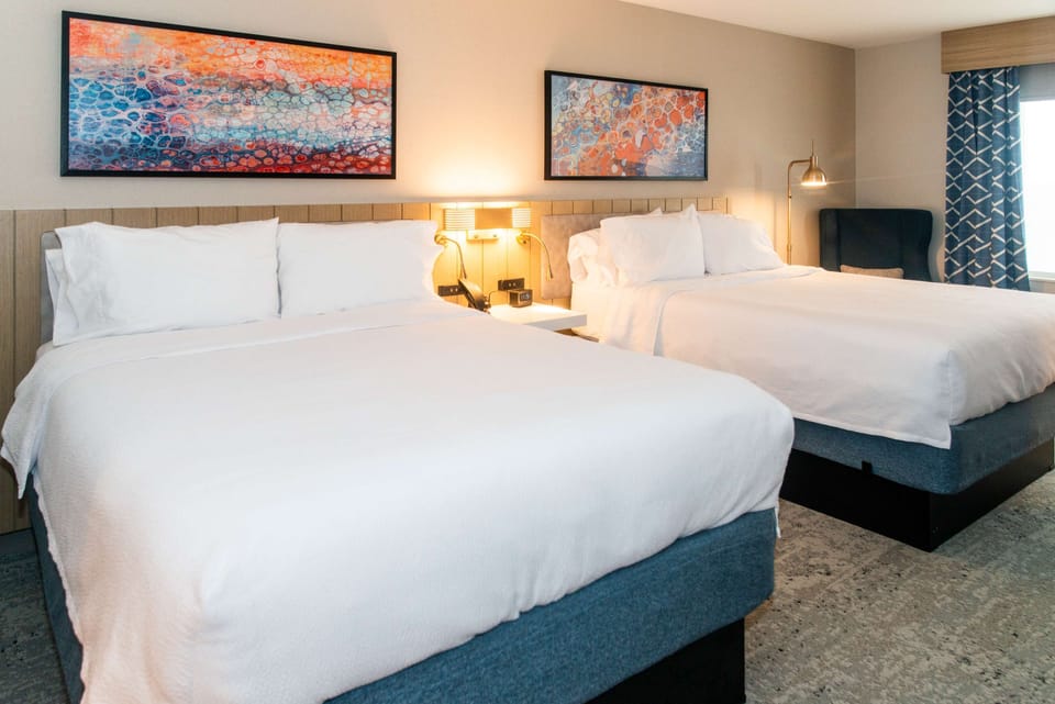 Room, 2 Queen Beds | In-room safe, bed sheets