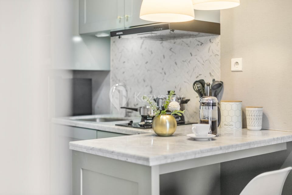 Apartment, 2 Bedrooms, City View | Private kitchen | Full-size fridge, microwave, stovetop, rice cooker