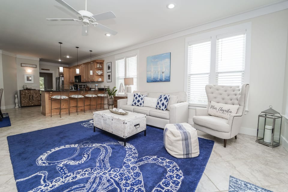 House, 3 Bedrooms, Resort View | Living area | 45-inch LCD TV with cable channels, TV