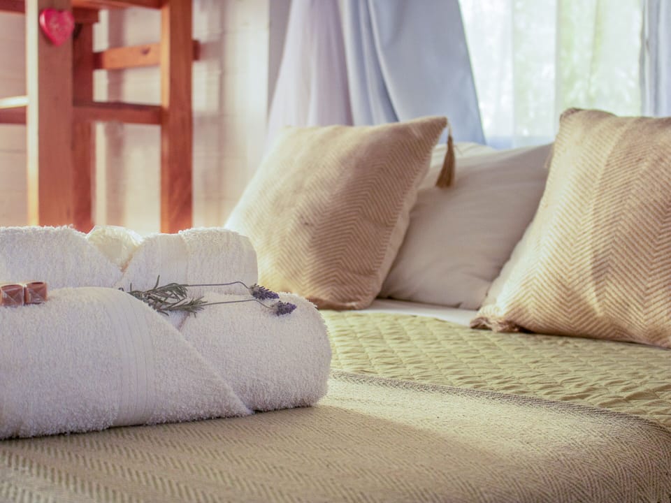 Superior Cabin | Premium bedding, desk, laptop workspace, WiFi (free)