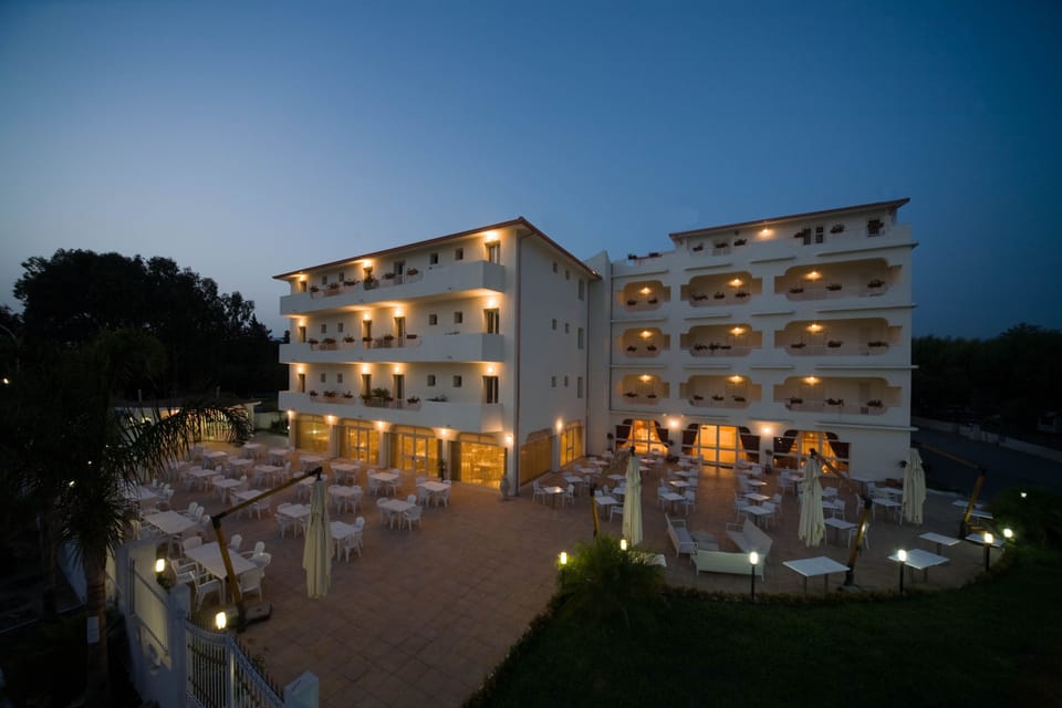 Front of property - evening/night