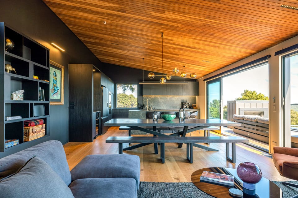 Luxury Villa | Living area | 65-inch Smart TV with digital channels, TV, fireplace