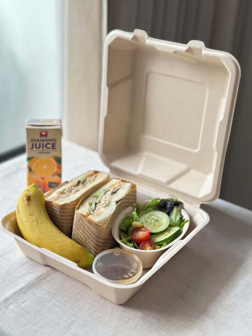 Daily to-go breakfast for a fee