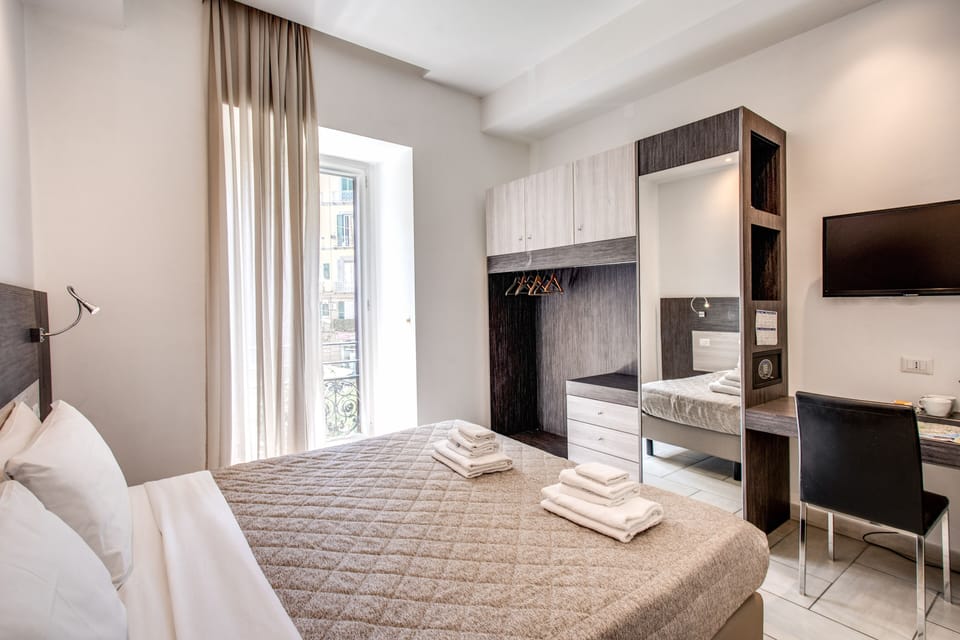 Double Room | Premium bedding, in-room safe, desk, blackout drapes