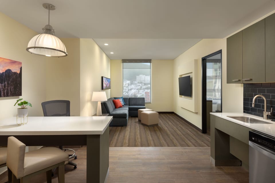In-room safe, desk, laptop workspace, blackout drapes