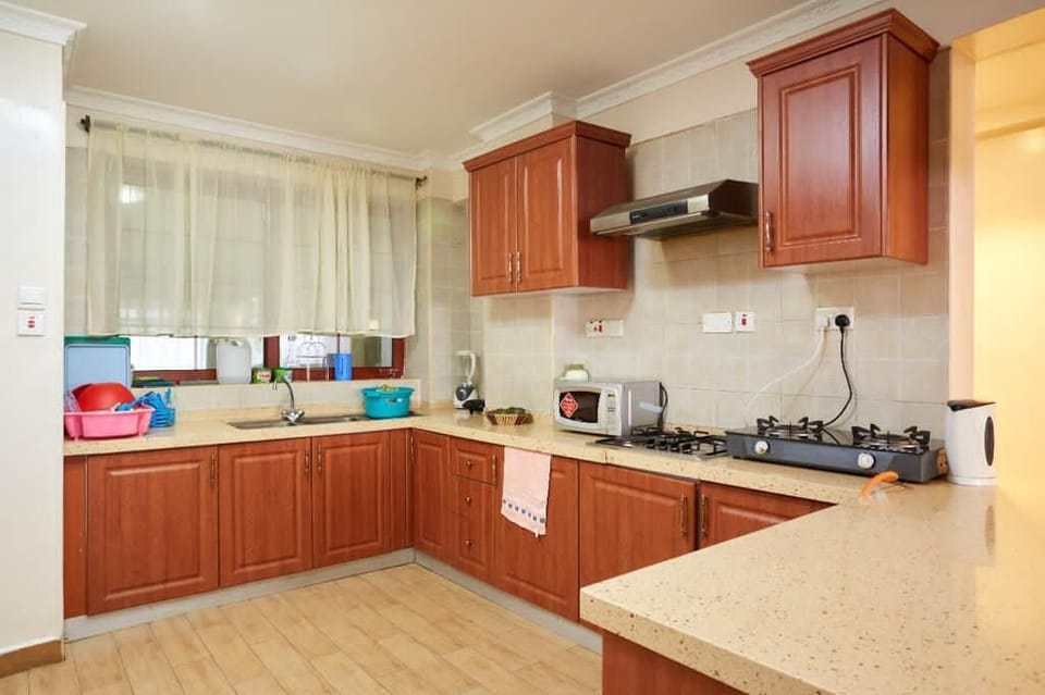 Apartment | Private kitchen | Fridge, microwave, stovetop, toaster