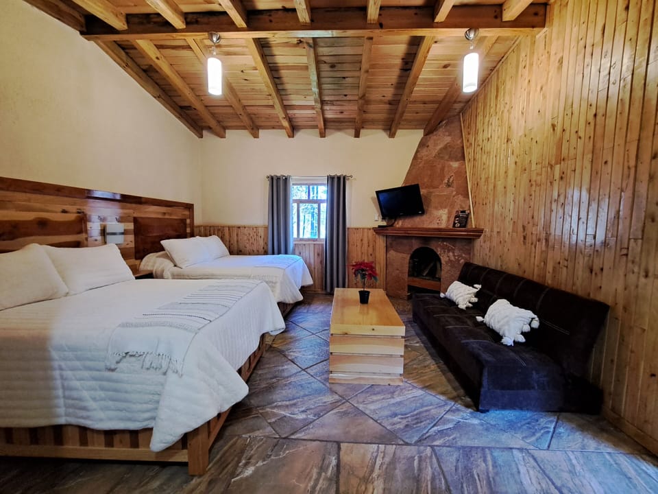 Traditional Cabin | Premium bedding, down comforters, iron/ironing board, free WiFi
