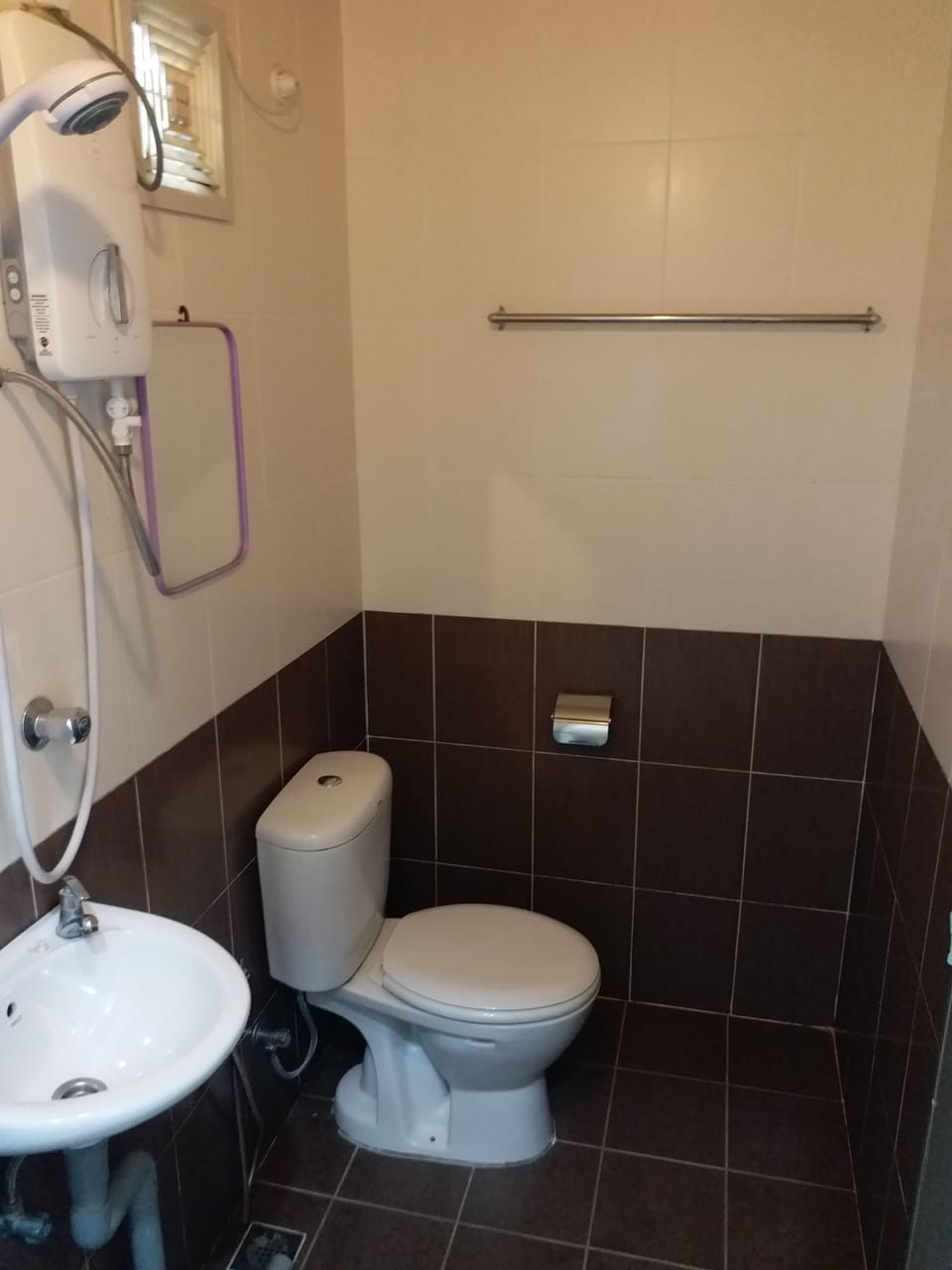 Twin Room | Bathroom | Shower, hair dryer, towels, shampoo