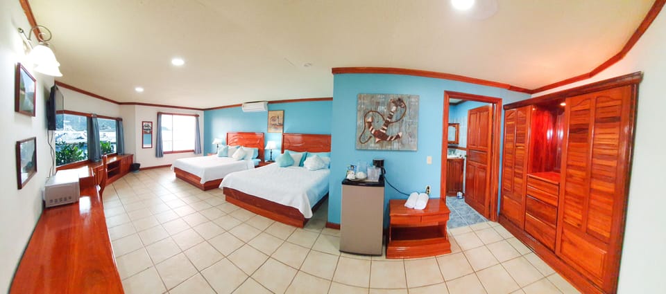Suite, 2 Queen Beds | Premium bedding, desk, blackout drapes, WiFi