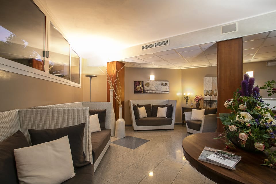 Lobby sitting area