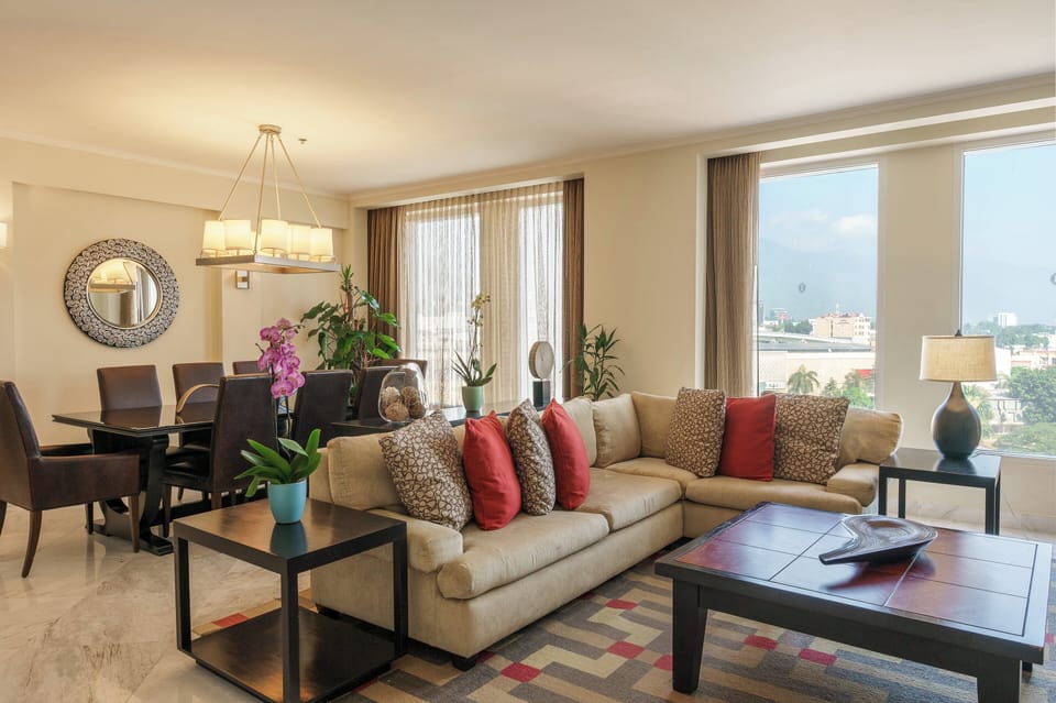Presidential Suite, 1 Twin Bed, Accessible, Club Lounge Access | Egyptian cotton sheets, premium bedding, down comforters, pillowtop beds
