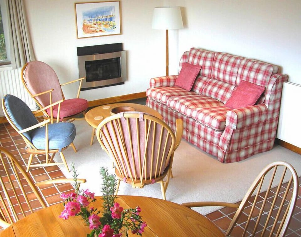 Cottage | Living room | Fireplace, DVD player