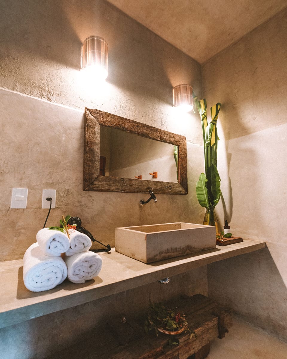 Superior Room | Bathroom | Shower, hair dryer, bathrobes, slippers