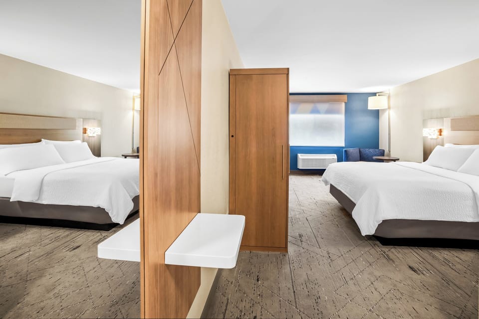 Blackout drapes, iron/ironing board, free WiFi, bed sheets