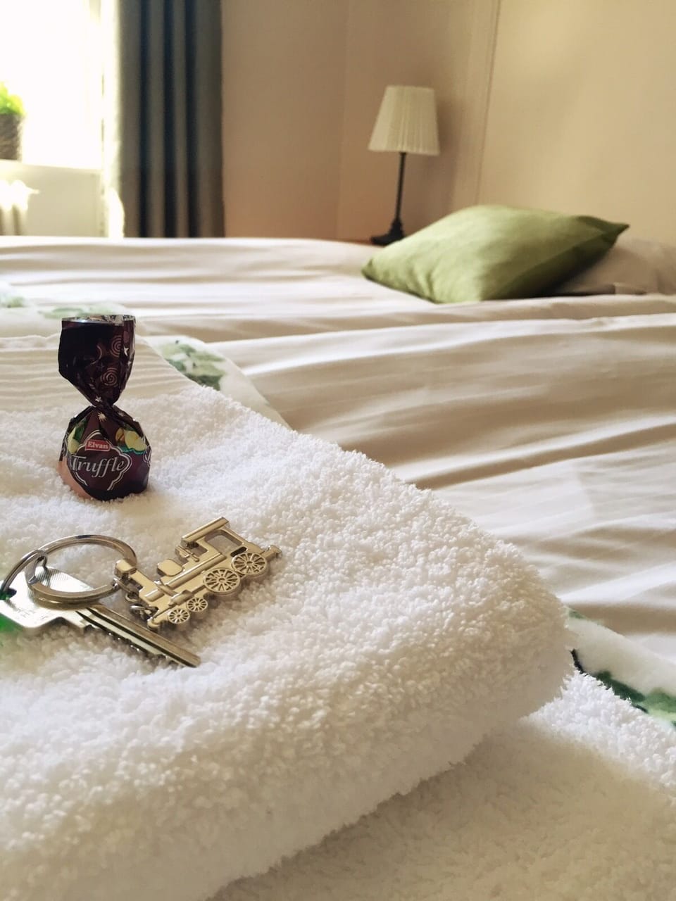 Twin Room (Shared Bathroom) | Laptop workspace, blackout drapes, iron/ironing board (on request)