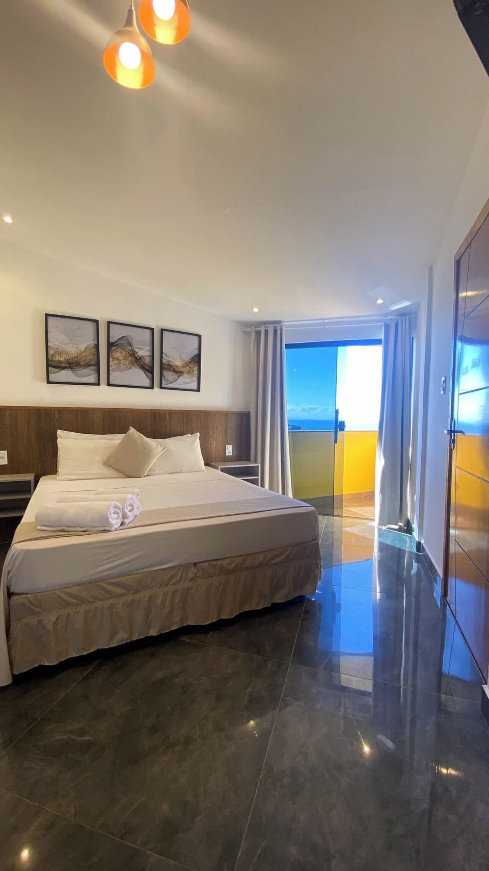 Economy Twin Room, Sea View | Minibar, in-room safe, WiFi (free)