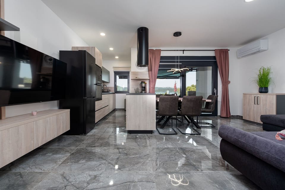 Villa, 4 Bedrooms, Private Pool, Sea View | Private kitchen | Microwave, oven, dishwasher, coffee/tea maker