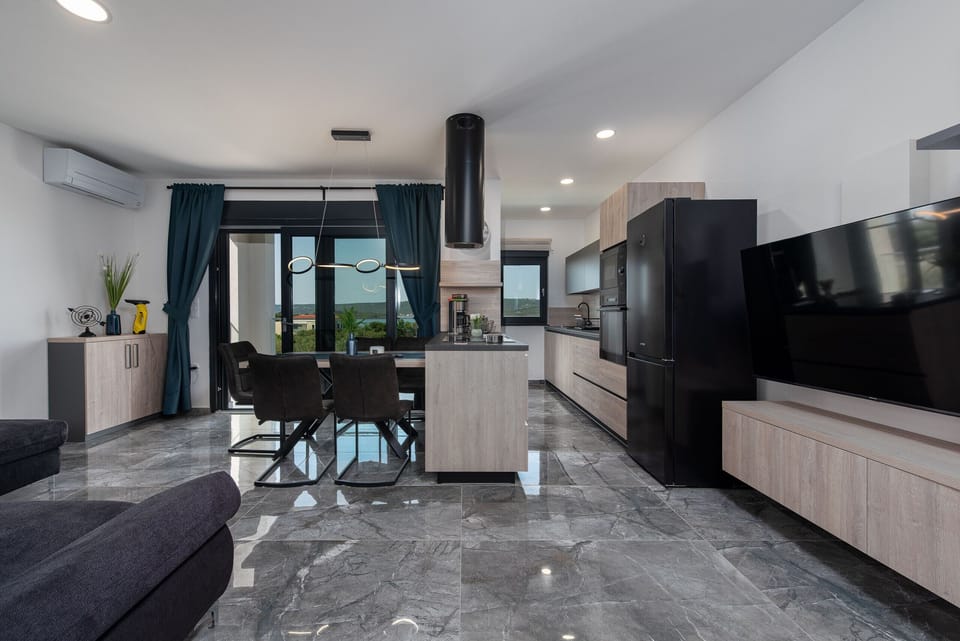 Villa, Multiple Bedrooms, Private Pool, Sea View | Private kitchen | Coffee/tea maker, microwave, oven, dishwasher