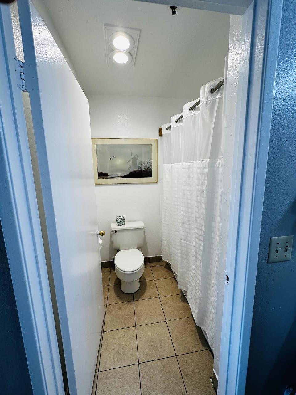 Standard Single Room, 1 King Bed | Bathroom | Rainfall showerhead, free toiletries, towels