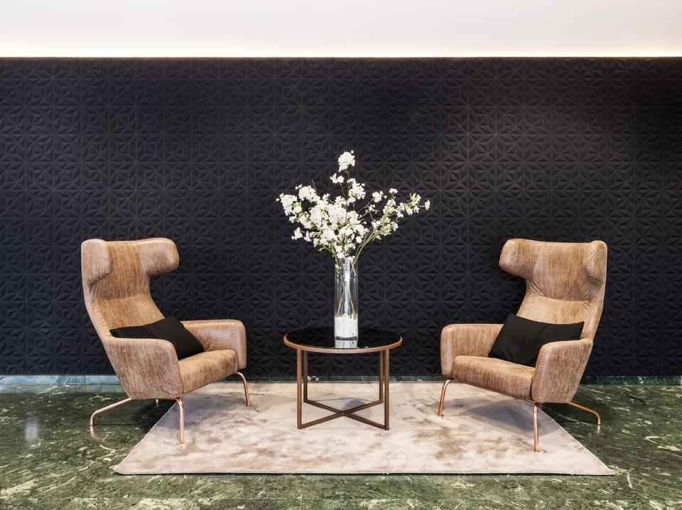 Lobby sitting area