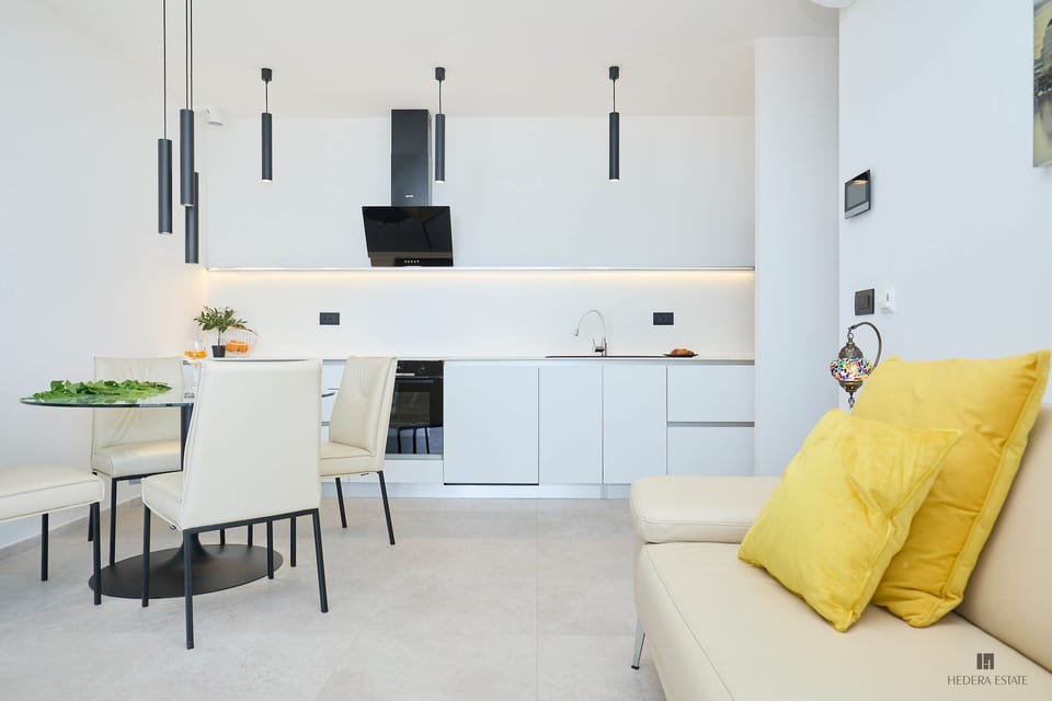 Apartment (2 Bedrooms) | Living area | LCD TV