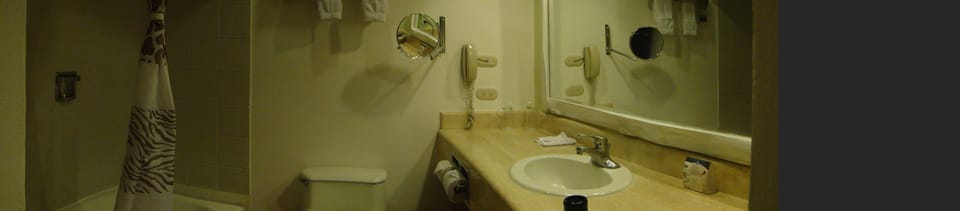 Rainfall showerhead, free toiletries, hair dryer (on request), towels