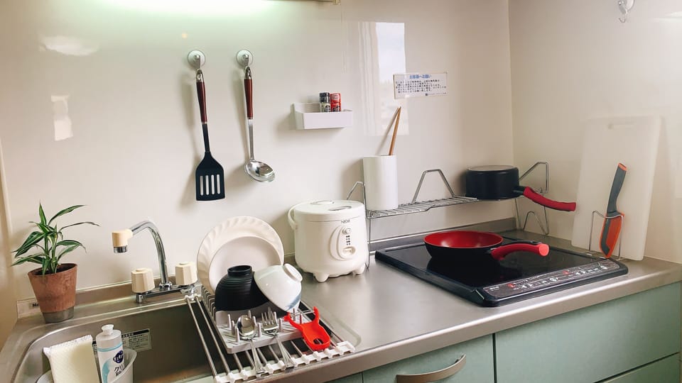 Single Room, Smoking | Private kitchen | Fridge, microwave, electric kettle, cookware/dishes/utensils