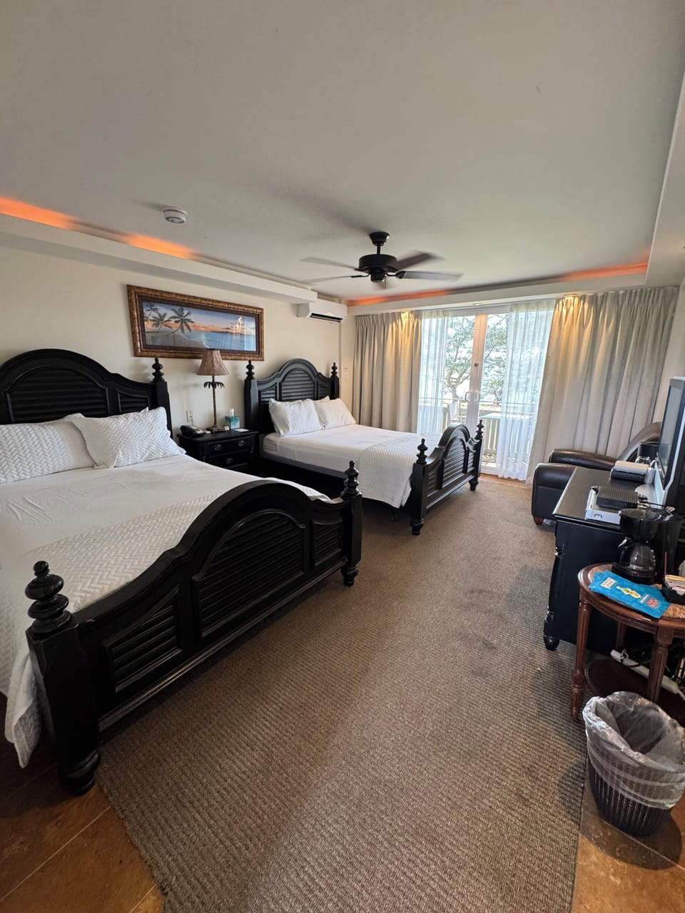 Panoramic Room, 2 Queen Beds, Ocean View, Oceanfront | In-room safe, individually decorated, individually furnished