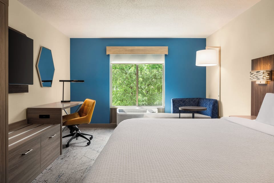 In-room safe, desk, blackout drapes, iron/ironing board
