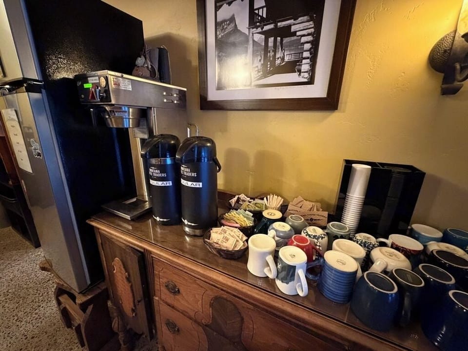 Free daily self-serve breakfast
