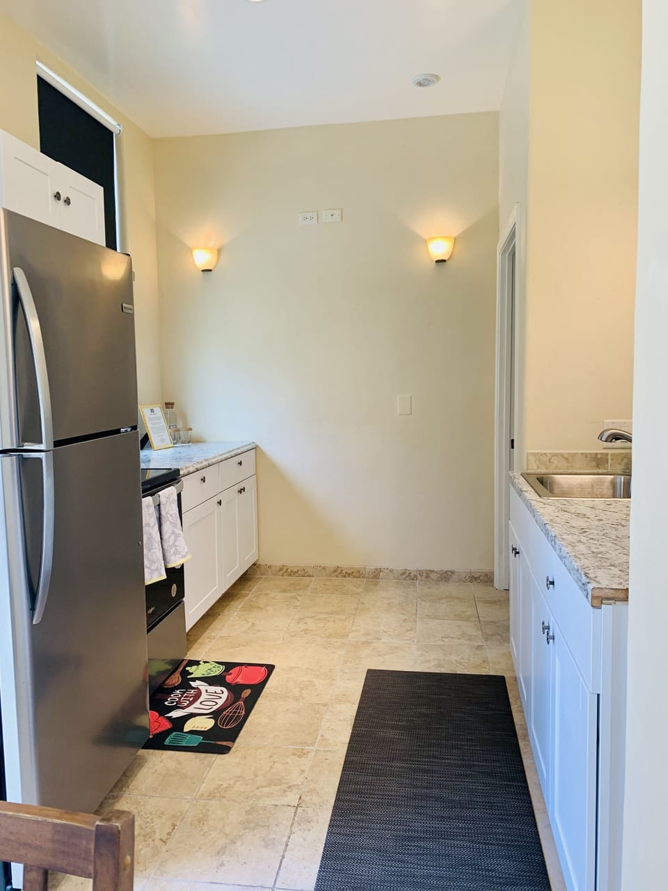 Family Studio, Multiple Beds, Patio | Private kitchen | Mini-fridge