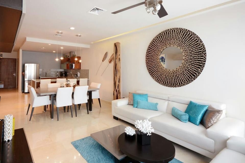  PH 403 - Terrazas, Ocean View | Living area | 40-cm LED TV with satellite channels, TV