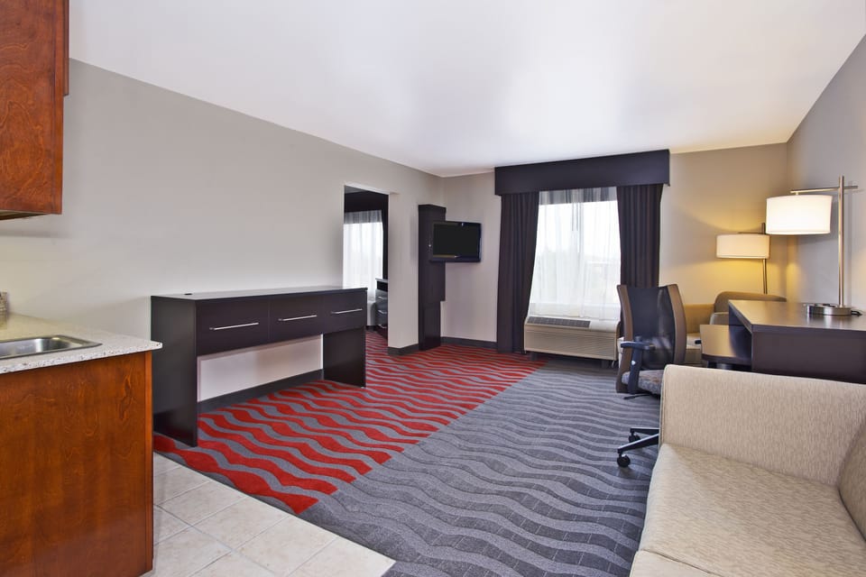 Room, 2 Queen Beds, Accessible (Communications) | Pillowtop beds, desk, laptop workspace, blackout drapes