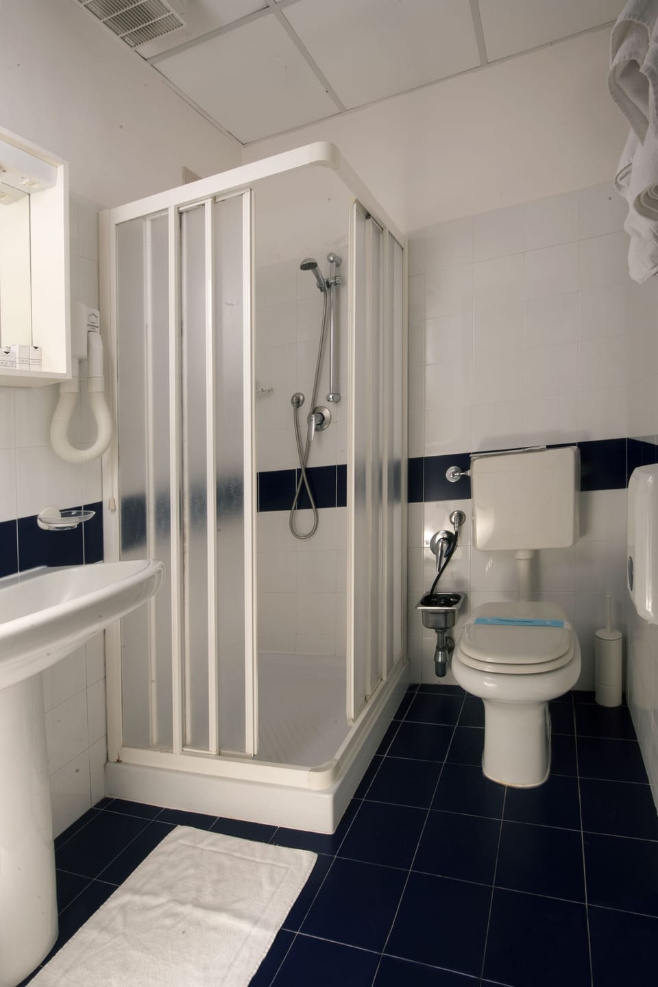 Single Room | Bathroom | Hair dryer, towels