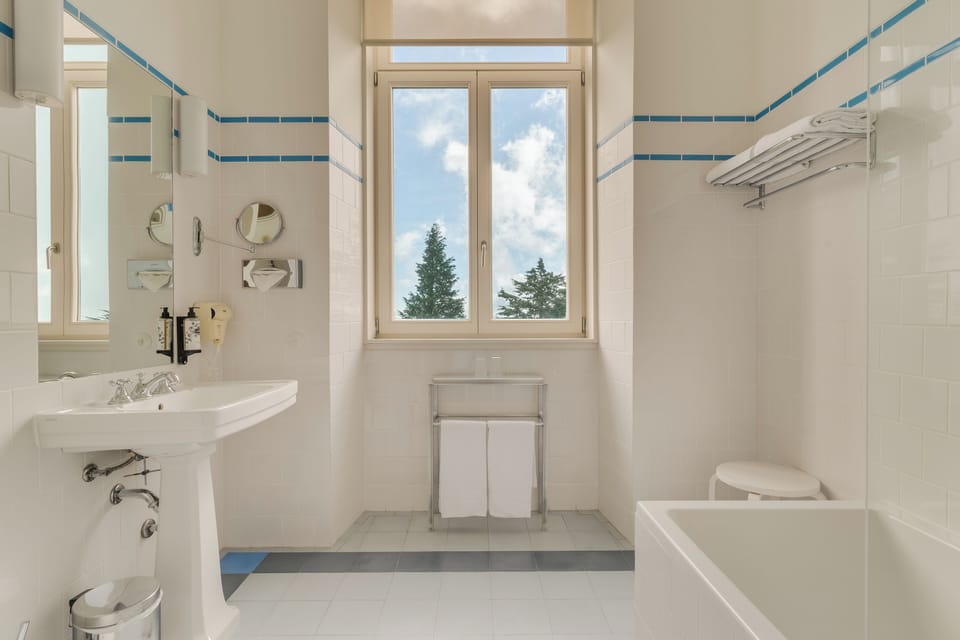 Superior Double or Twin Room | Bathroom | Eco-friendly toiletries, hair dryer, bidet, towels