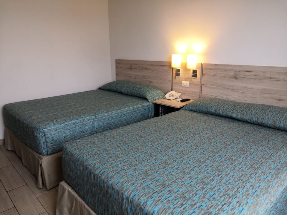Standard Room, 2 Double Beds, Non Smoking | In-room safe, laptop workspace, WiFi (free), bed sheets