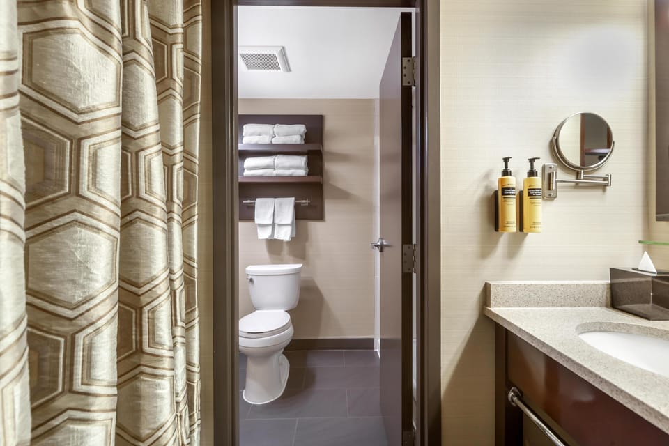 Executive Room, 1 King Bed, Non Smoking | Bathroom | Free toiletries, hair dryer, towels